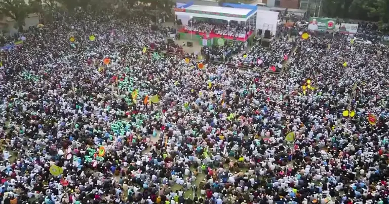 ইসলামী আট দলের মহাসমাবেশ